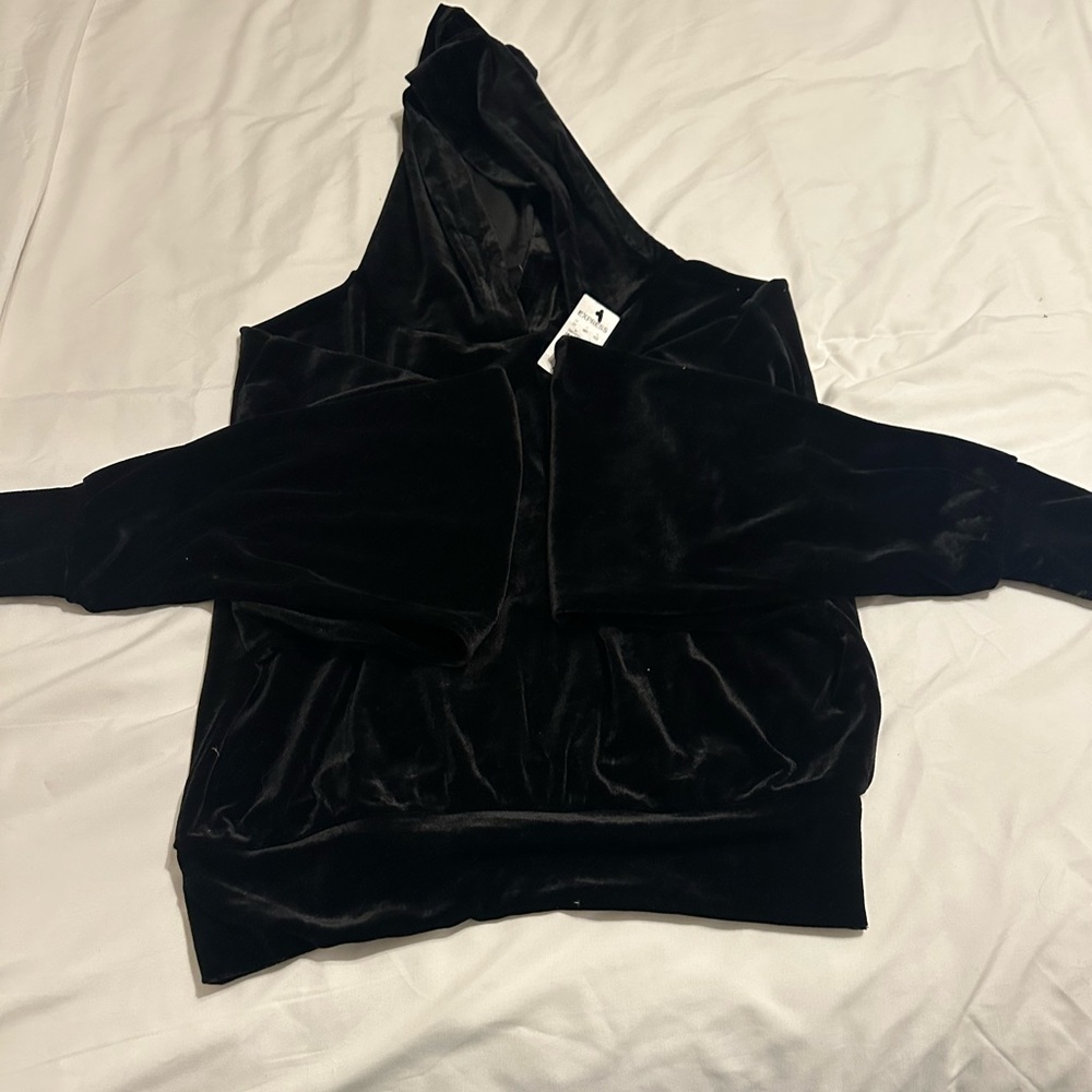 Express Midnight Velvet Hoodie